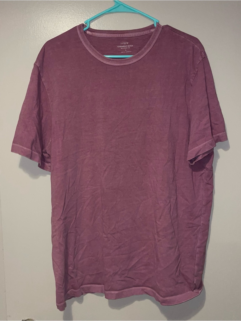 J. Crew Garment-Dyed Short Sleeve Tee